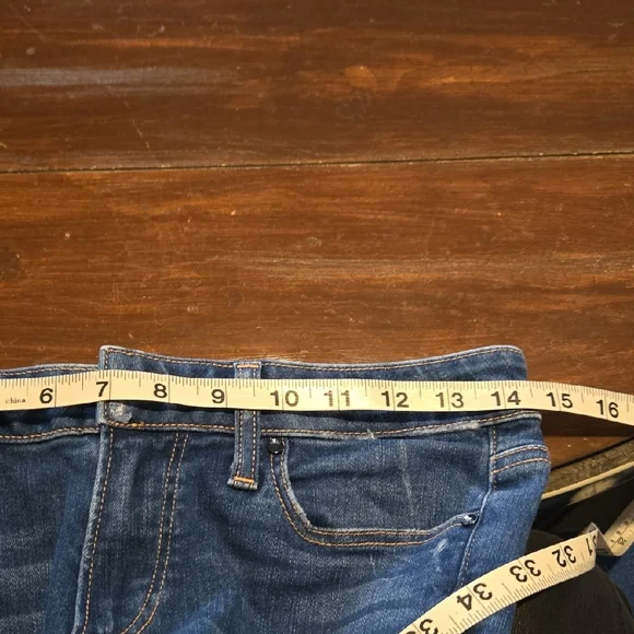 PAIGE Women's Dark Blue Ankle Jeans #893 - Picture 5 of 10